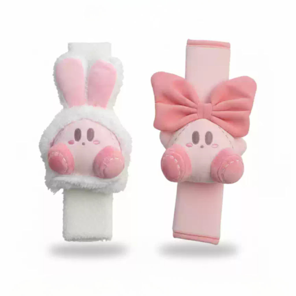 Kirby Plush Seatbelt Set