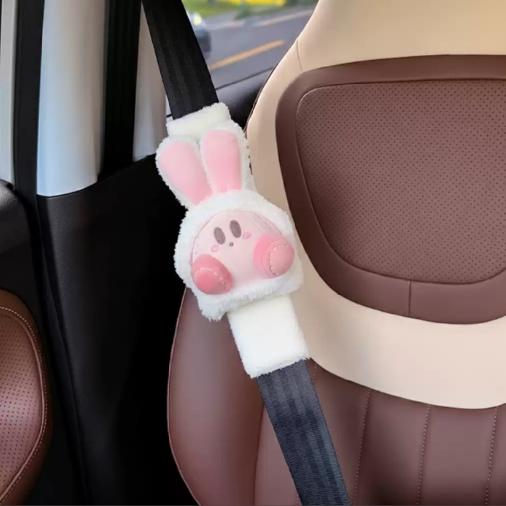 Kirby Plush Seatbelt Set